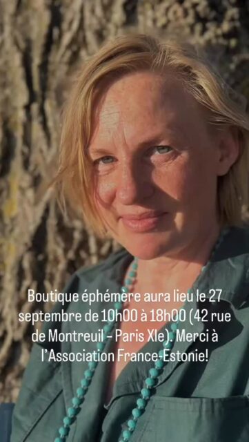Falaises, tourbières, mémoire…
Chaque œuvre respire la nature d’Estonie.
Le 27 septembre à Paris — performance avec Hiie Saumaa à 18h30. ✨#kaiakiik #ecoart #artcontemporain